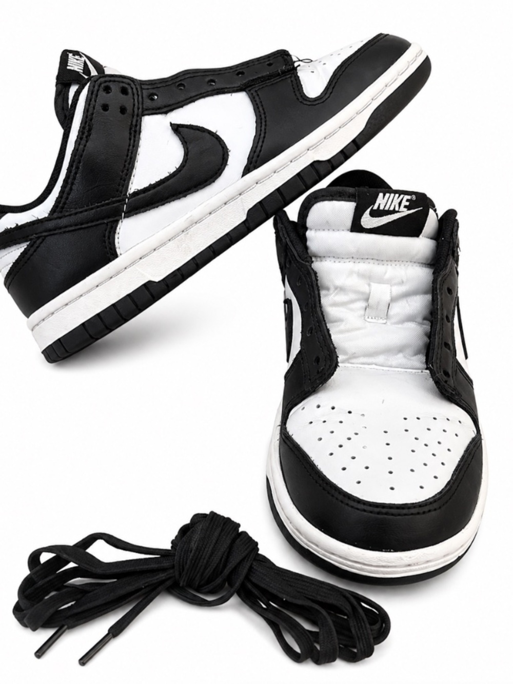 Nike Dunk Low “Panda” Black White Women’s Size 6 Sneakers